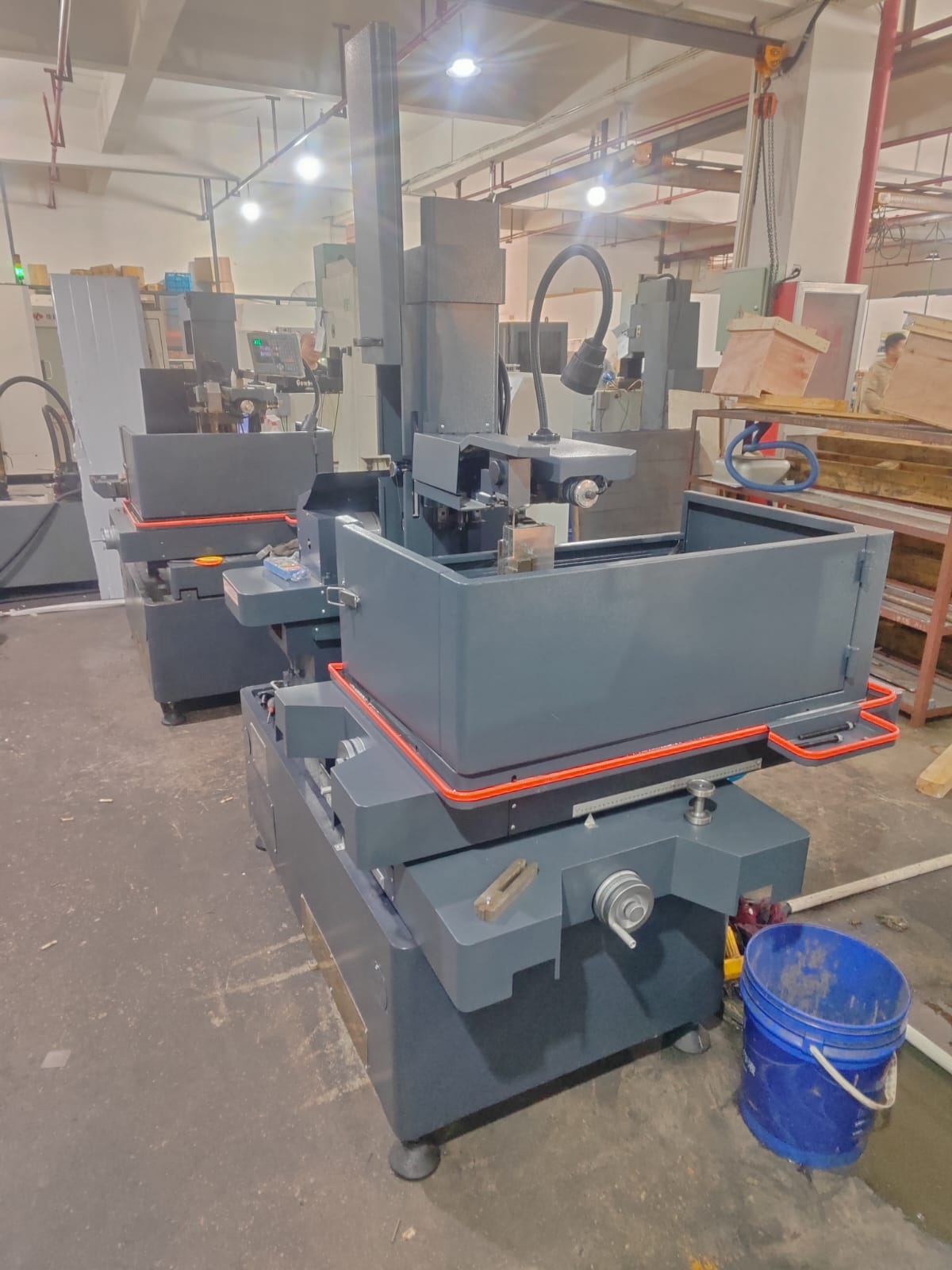 Dual CNC wire EDM machines in production